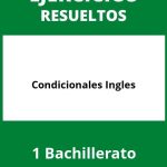 Ejercicios Condicionales Ingles 1 Bachillerato PDF