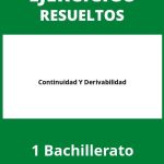 Ejercicios Continuidad Y Derivabilidad 1 Bachillerato PDF