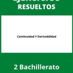 Ejercicios Continuidad Y Derivabilidad 2 Bachillerato PDF