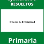 Ejercicios Criterios De Divisibilidad Primaria PDF