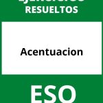 Ejercicios De Acentuacion ESO PDF