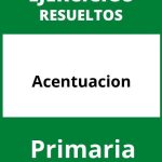 Ejercicios De Acentuacion Primaria PDF