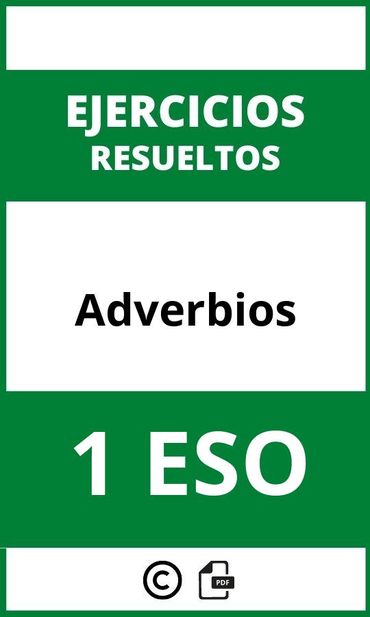 Ejercicios De Adverbios 1 ESO  PDF