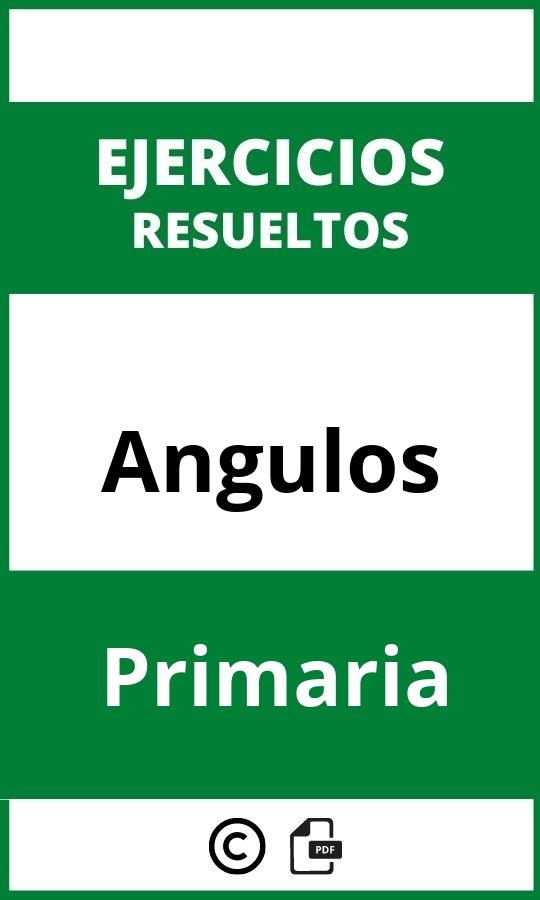 Ejercicios De Angulos Primaria PDF