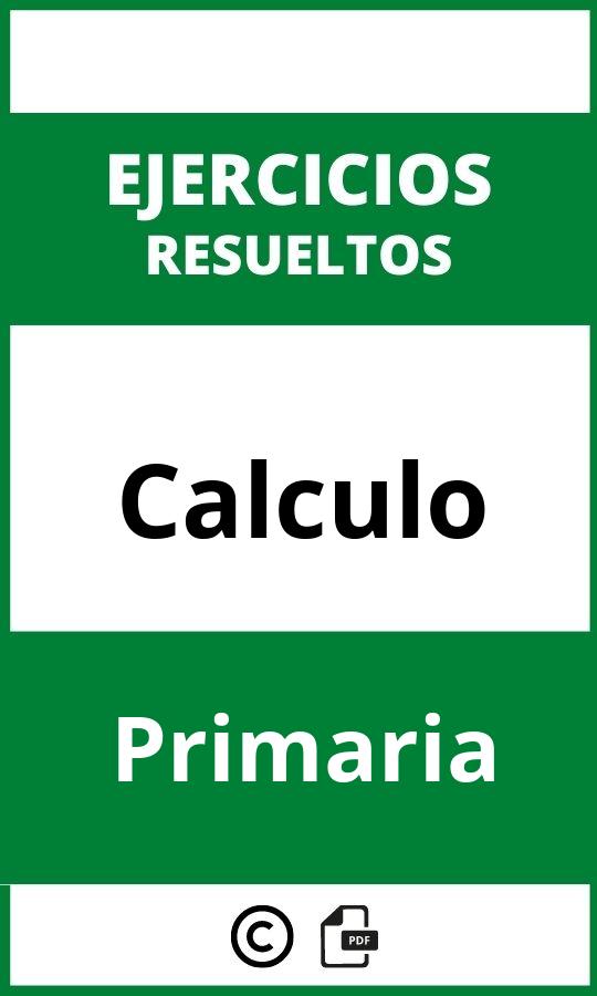 Ejercicios De Calculo PDF Primaria