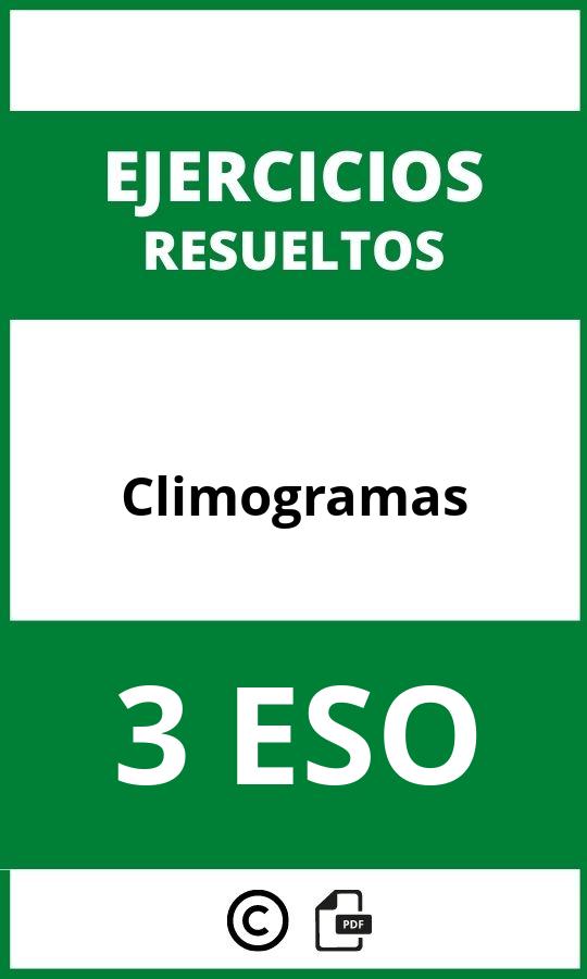 Ejercicios De Climogramas 3 ESO PDF