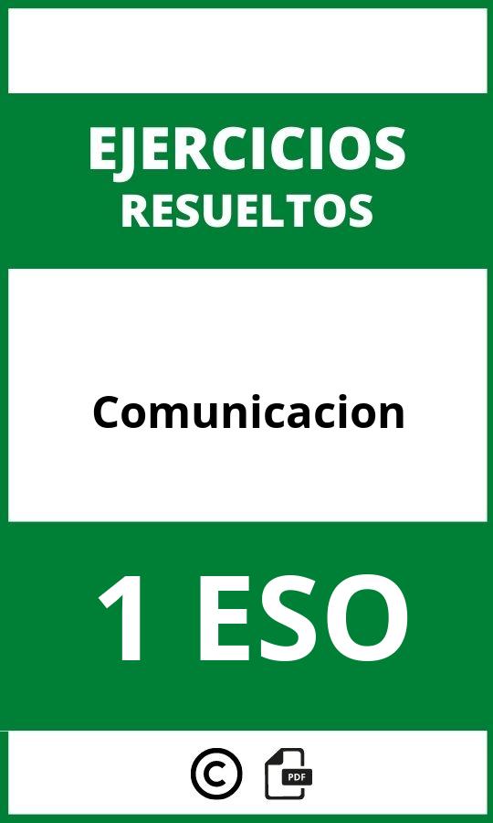 Ejercicios De Comunicación 1 ESO PDF