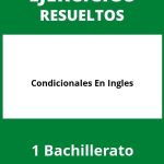 Ejercicios De Condicionales En Ingles 1 Bachillerato PDF