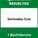 Ejercicios De Derivadas  PDF 1 Bachillerato Ccss