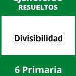 Ejercicios De Divisibilidad 6 Primaria PDF