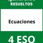 Ejercicios De Ecuaciones 4 ESO PDF