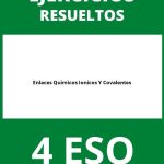 Ejercicios De Enlaces Quimicos Ionicos Y Covalentes  4 ESO PDF