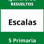 Ejercicios De Escalas 5 Primaria PDF