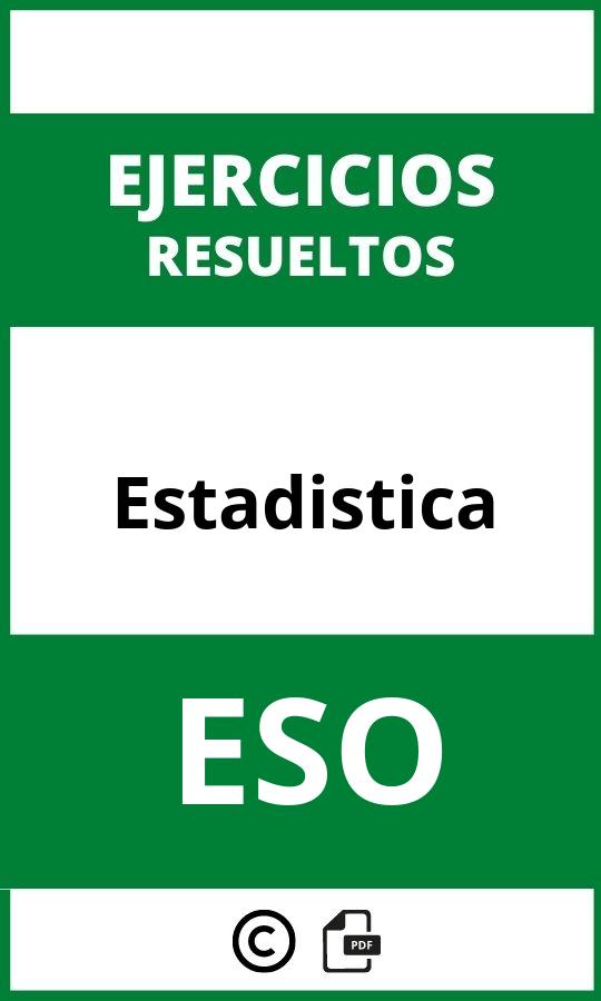 Ejercicios De Estadistica ESO PDF