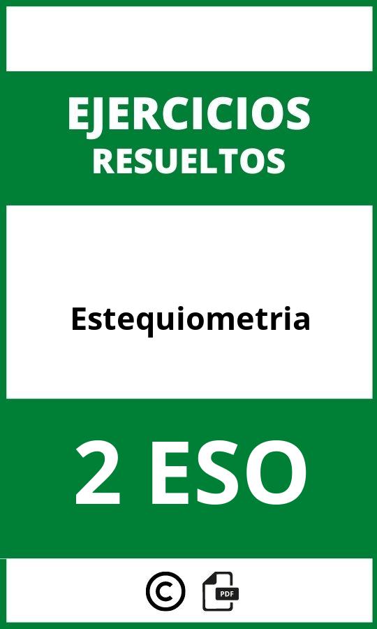 Ejercicios De Estequiometria 2 ESO PDF