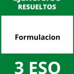 Ejercicios De Formulacion 3 ESO PDF