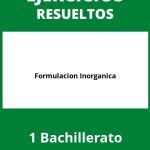 Ejercicios De Formulacion Inorganica 1 Bachillerato PDF