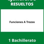 Ejercicios De Funciones A Trozos 1 Bachillerato PDF