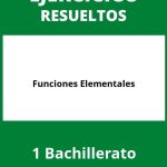 Ejercicios De Funciones Elementales 1 Bachillerato PDF