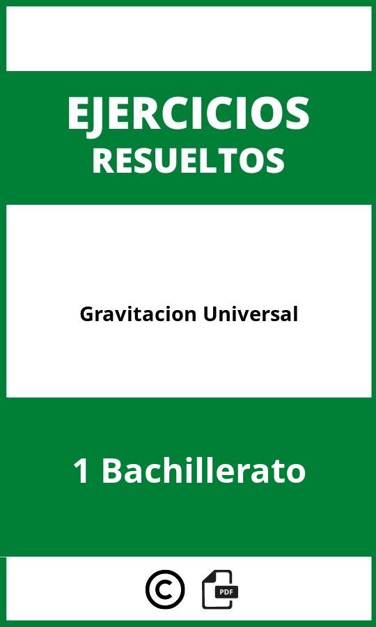 Ejercicios De Gravitación Universal 1 Bachillerato PDF