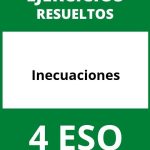 Ejercicios De Inecuaciones 4 ESO PDF