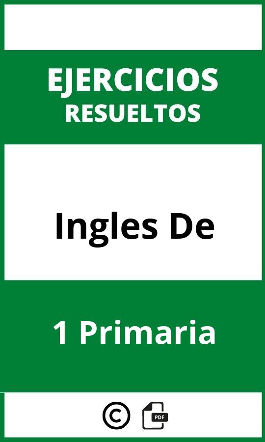 Ejercicios De Ingles 1 De Primaria PDF