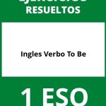 Ejercicios De Ingles 1 ESO Verbo To Be PDF