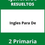 Ejercicios De Ingles Para 2 De Primaria PDF