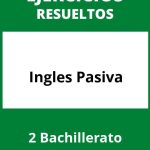 Ejercicios De Ingles Pasiva 2 Bachillerato PDF