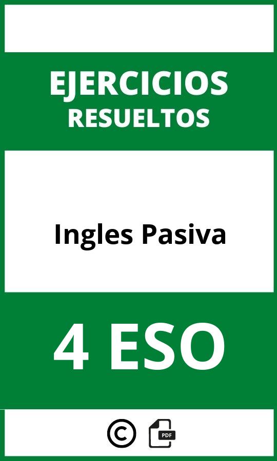 Ejercicios De Ingles Pasiva 4 ESO PDF