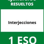 Ejercicios De Interjecciones 1 ESO PDF