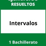 Ejercicios De Intervalos 1 Bachillerato PDF