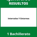 Ejercicios De Intervalos Y Entornos 1 Bachillerato PDF