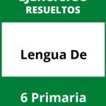 Ejercicios De Lengua 6 De Primaria PDF