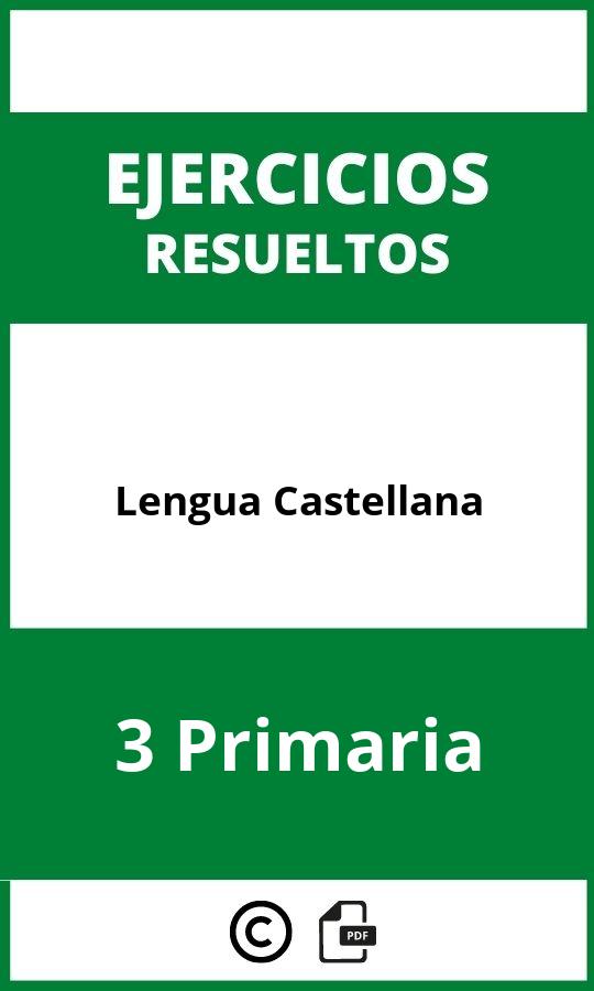 Ejercicios De Lengua Castellana 3 Primaria PDF