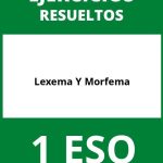 Ejercicios De Lexema Y Morfema 1 ESO PDF