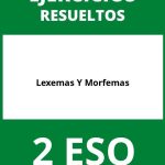 Ejercicios De Lexemas Y Morfemas 2 ESO PDF