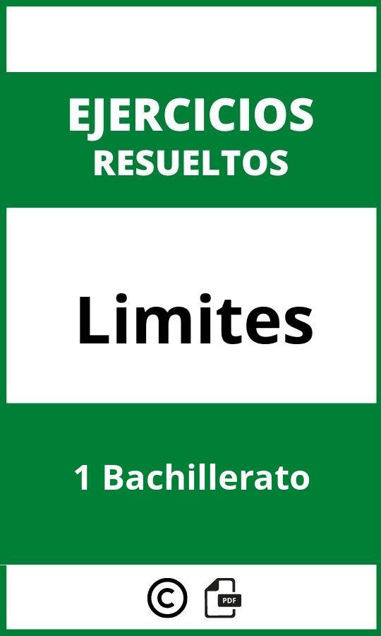 Ejercicios De Limites 1 Bachillerato PDF