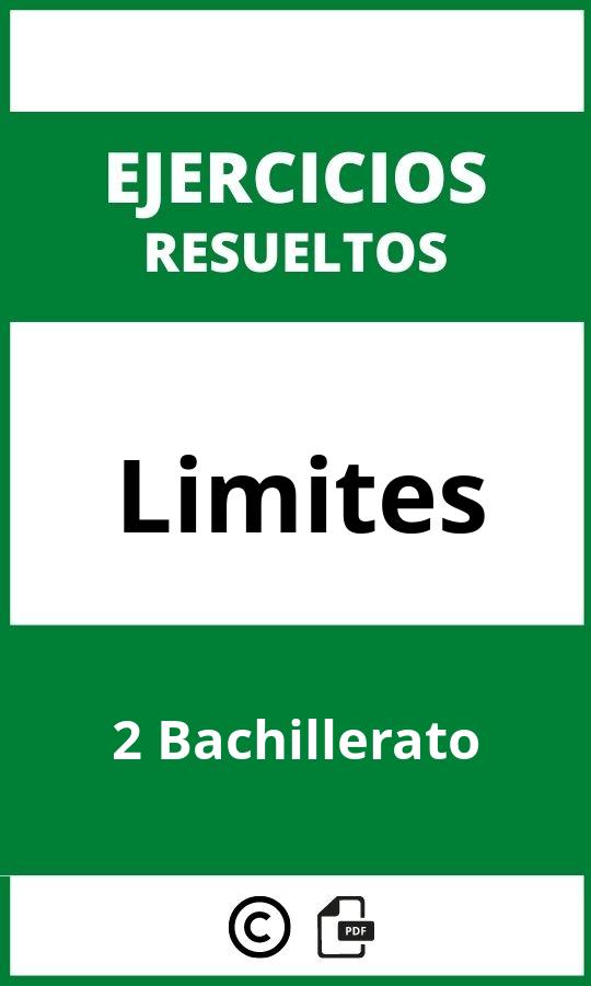 Ejercicios De Limites 2 Bachillerato PDF