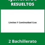 Ejercicios De Limites Y Continuidad 2 Bachillerato Ccss PDF