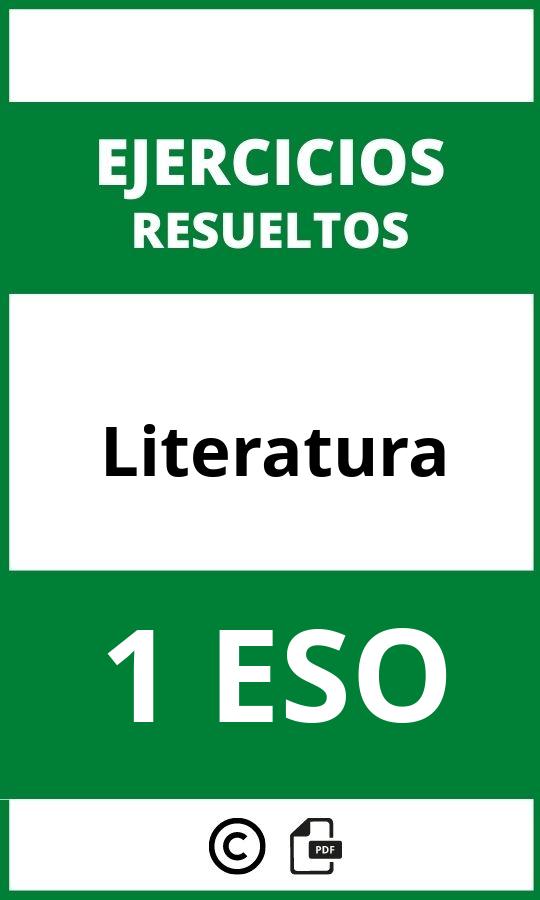 Ejercicios De Literatura 1 ESO PDF