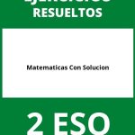 Ejercicios De Matematicas 2 ESO PDF Con Solución