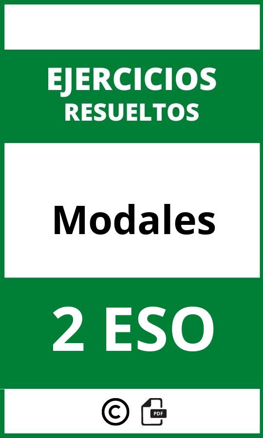 Ejercicios De Modales 2 ESO PDF