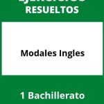 Ejercicios De Modales Ingles 1 Bachillerato PDF