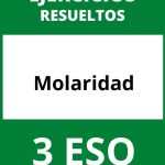 Ejercicios De Molaridad 3 ESO PDF