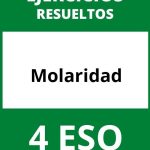 Ejercicios De Molaridad 4 ESO PDF