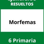 Ejercicios De Morfemas 6 Primaria PDF