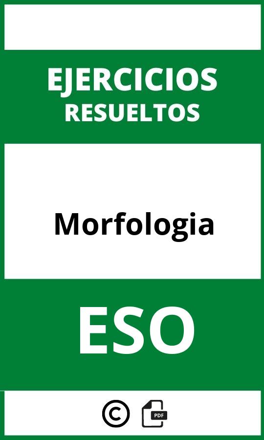 Ejercicios De Morfología ESO PDF