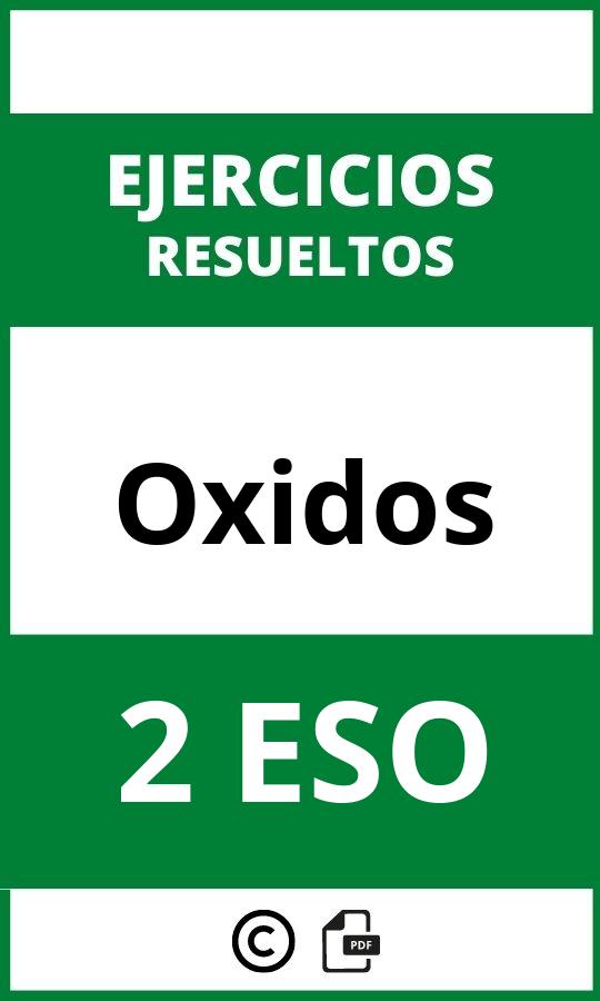 Ejercicios De Oxidos 2 ESO PDF