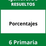 Ejercicios De Porcentajes 6 Primaria PDF